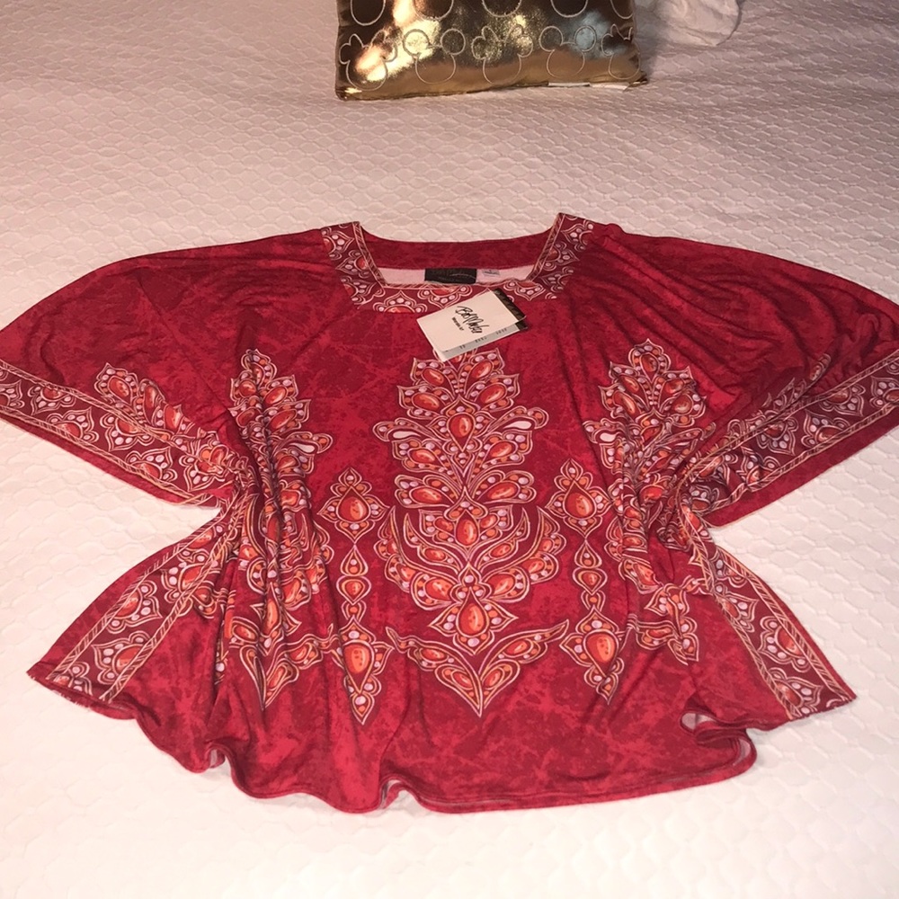 Bob Mackie Wearable Art Caftan Top